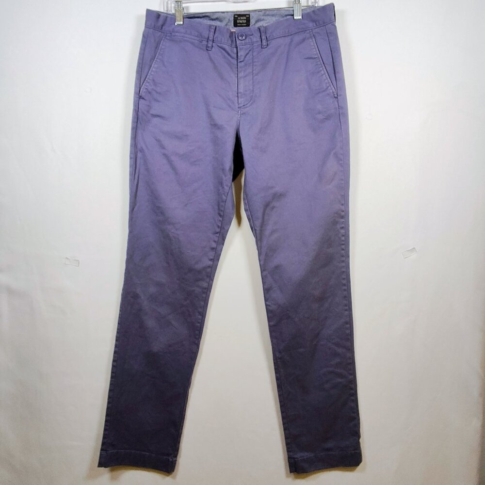 J. Crew Stretch Men's Size 32 Gray 770‎ Straight Pants